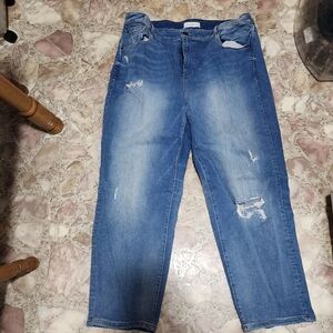 Distressed Blue Women's Jeans By Lane Bryant